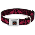 Load image into Gallery viewer, House of the Dragon Eye Throne Icon Full Color Black/Gray/Orange Seatbelt Buckle Collar - HOUSE OF THE DRAGON Dragon Icon Black/Red/White
