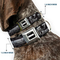 Load image into Gallery viewer, HEMI Bold Full Color Black White Seatbelt Buckle Collar - HEMI 5.7 LITER Black/White/Silver-Fade
