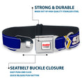 Load image into Gallery viewer, HENDRICK MOTORSPORTS Checker Logo Full Color Red/White Seatbelt Buckle Collar - Chase Elliott #9 Car Scheme Blue/Yellow/White
