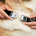 Load image into Gallery viewer, Honda Seatbelt Buckle Collar - Honda Logo Black/White
