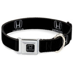 Honda Seatbelt Buckle Collar - Honda Logo Black/Silver