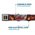 Load image into Gallery viewer, Gryffindor Crest Full Color Seatbelt Buckle Collar - Harry Potter GRYFFINDOR/Quiditch Ball/Crown Burgundy Red/Golds/Grays
