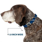 Ravenclaw Crest Full Color Seatbelt Buckle Collar - RAVENCLAW Crest/Stripe Blue/Gray
