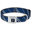 Load image into Gallery viewer, Ravenclaw Crest Full Color Seatbelt Buckle Collar - RAVENCLAW Crest/Stripe Blue/Gray
