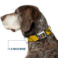 Load image into Gallery viewer, Hufflepuff Crest Full Color Seatbelt Buckle Collar - HUFFLEPUFF Crest/Stripe Yellow/Black
