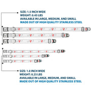 It Chapter Two LOSER/LOVER Full Color White/Black/Red Seatbelt Buckle Collar - It Chapter Two LOSER/LOVER White/Black/Red