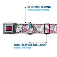 Load image into Gallery viewer, INVADER ZIM Title Logo Full Color Pink/Green Seatbelt Buckle Collar - Invader Zim GIR and Piggy Doddles White/Black
