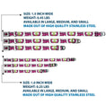 Load image into Gallery viewer, INVADER ZIM Title Logo Full Color Pink/Green Seatbelt Buckle Collar - INVADER ZIM Title Logo and GIR Pose Close-Up White/Pinks
