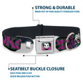 Load image into Gallery viewer, Dog Collar JKA-Joker Face - Joker Face/Logo/Spades Black/Green/Purple

