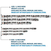 Looney Tunes Logo Full Color White Seatbelt Buckle Collar - Bugs Bunny CLOSE-UP Poses Black