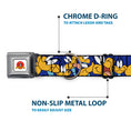 Load image into Gallery viewer, Looney Tunes Logo White Seatbelt Buckle Collar - Road Runner Expressions Stacked
