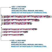 Looney Tunes Logo Full Color White Seatbelt Buckle Collar - Sylvester the Cat Expressions Purple