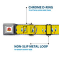 Load image into Gallery viewer, Looney Tunes Logo Full Color White Seatbelt Buckle Collar - Tweety Bird Expressions2
