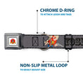 Load image into Gallery viewer, Looney Tunes Logo Full Color White Seatbelt Buckle Collar - YOSEMITE SAM w/Poses Gray
