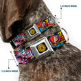 Load image into Gallery viewer, DOCTOR STRANGE MOVIE Doctor Strange Eye of Agamotto Full Color Black Gold Seatbelt Buckle Collar - Classic DOCTOR STRANGE Comic Book Title/4-Poses
