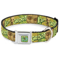 Load image into Gallery viewer, Baby Groot Running Pose I AM GROOT Full Color Greens/Yellows Seatbelt Buckle Collar - Baby Groot Pose/Face I AM GROOT Browns/Greens/Yellows
