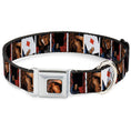 Load image into Gallery viewer, X-Men Gambit Face Close-Up Full Color Seatbelt Buckle Collar - X-Men Gambit Cards 4-Pose Blocks
