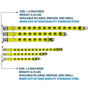 MOPAR Logo Full Color Black/White Seatbelt Buckle Collar - MOPAR Logo Repeat Yelow/Black