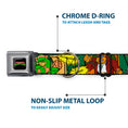 Load image into Gallery viewer, Classic TEENAGE MUTANT NINJA TURTLES Logo Seatbelt Buckle Collar - Classic TEENAGE MUTANT NINJA TURTLES Character Comic Scenes

