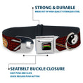 Load image into Gallery viewer, Classic TEENAGE MUTANT NINJA TURTLES Logo Seatbelt Buckle Collar - Classic TMNT Gear/Elements Brick Wall

