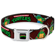 Classic TEENAGE MUTANT NINJA TURTLES Logo Seatbelt Buckle Collar - Classic TEENAGE MUTANT NINJA TURTLES Battle Poses/Group Pose7