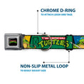 Load image into Gallery viewer, Classic TEENAGE MUTANT NINJA TURTLES Logo Seatbelt Buckle Collar - Classic TEENAGE MUTANT NINJA TURTLES Group Pose3/TMNT Logo Green/Multi Color
