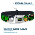 Load image into Gallery viewer, Classic TEENAGE MUTANT NINJA TURTLES Logo Seatbelt Buckle Collar - Classic TEENAGE MUTANT NINJA TURTLES Logo/Group Pose5/LEAN MEAN & GREEN
