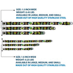 Classic TEENAGE MUTANT NINJA TURTLES Logo Seatbelt Buckle Collar - Teenage Mutant Ninja Turtles Faces and Icons Black/Multi Color