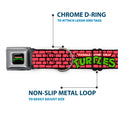 Load image into Gallery viewer, Classic TEENAGE MUTANT NINJA TURTLES Logo Seatbelt Buckle Collar - TEENAGE MUTANT NINJA TURTLES Brick Title Logo Red
