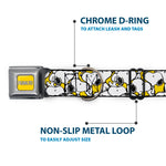 PEANUTS Title Logo Full Color Yellow/White Seatbelt Buckle Collar - Peanuts Snoopy Pose Stacked Yellow