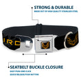Load image into Gallery viewer, Dog Collar POG-Pontiac Firebird Logo Full Color Black/Golds - Pontiac FIREBIRD/Logo Black/Grays/Golds
