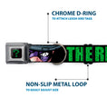 Load image into Gallery viewer, Riddler "?" Black/Green Seatbelt Buckle Collar - THE RIDDLER/Face CLOSE-UP Black/Green
