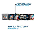 Load image into Gallery viewer, Ren & Stimpy Pose Black Seatbelt Buckle Collar - REN & STIMPY Poses Black/Blue/Yellow
