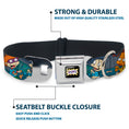 Load image into Gallery viewer, RUGRATS Logo Full Color Seatbelt Buckle Collar - Rugrats Cookie Scene
