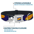 Load image into Gallery viewer, SEINFELD Spotlight Logo Full Color Navy/Yellow/Red Seatbelt Buckle Collar - SEINFELD Spotlight Logo Navy/Yellow/Red
