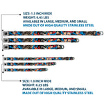 Superman Black/Silver Seatbelt Buckle Collar - Superman Metropolis Face-Off