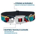 Load image into Gallery viewer, MARVEL UNIVERSE Spider-Man Full Color Seatbelt Buckle Collar - Spider-Man Comic Strip
