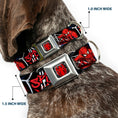 Load image into Gallery viewer, ULTIMATE SPIDER-MAN Spider Logo2 Spider Web Full Color Black White Red Seatbelt Buckle Collar - SPIDER-MAN/3-Poses/Spider Web Sketch Black/White/Red
