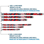 ULTIMATE SPIDER-MAN Ultimate Spider-Man Web Full Color Seatbelt Buckle Collar - THE ULTIMATE SPIDER-MAN Swinging City Poses