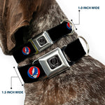 Steal Your Face Seatbelt Buckle Collar - Steal Your Face Repeat Black/Color