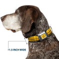 Load image into Gallery viewer, C3-PO Face Full Color Yellows/Black Seatbelt Buckle Collar - Star Wars C3-PO Wires Bounding2 Yellows/Black/Multi Color
