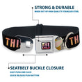 Load image into Gallery viewer, Star Wars THE CHILD Text Full Color Full Color Black/Multi Color Seatbelt Buckle Collar - Star Wars The Child Chibi Pod Pose THIS IS THE WAY Black/Multi Color
