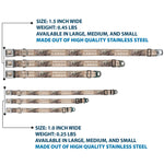 Star Wars The Child Sitting Pose PRECIOUS CARGO CLOSE-UP Full Color Tan/White Seatbelt Buckle Collar - Star Wars The Child Sitting Pose PRECIOUS CARGO Tan/White