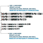 Tom and Jerry Logo Full Color Black Red Seatbelt Buckle Collar - TOM & JERRY Face & Pose Sketch Black/White/Red/Blue