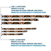 GREMLINS 1984 Title Logo Full Color Black/Blue/Orange Seatbelt Buckle Collar - GREMLINS 1984 Gizmo Face Close-Up Black