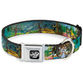 Load image into Gallery viewer, THE WIZARD OF OZ Title Logo Full Color Black/White Seatbelt Buckle Collar - The Wizard of Oz Yellow Brick Road Scenes
