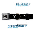 Load image into Gallery viewer, Yellowstone Y Logo Full Color Black/White Seatbelt Buckle Collar - Yellowstone Y Logo Black/White
