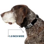 Yellowstone Y Logo Full Color Black/White Seatbelt Buckle Collar - YELLOWSTONE DUTTON RANCH and Logo Black/White