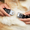 Load image into Gallery viewer, Yellowstone Y Logo Full Color Black/White Seatbelt Buckle Collar - YELLOWSTONE DUTTON RANCH and Logo Black/White
