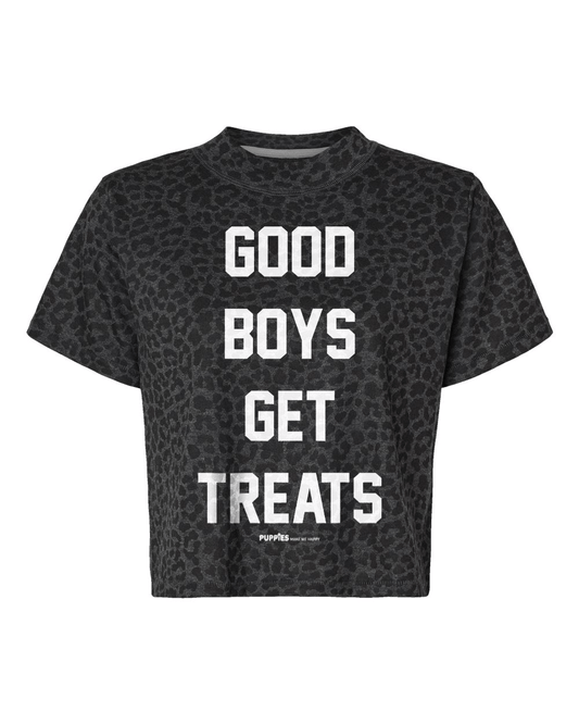 Good Boys Get Treats Crop Top | Gift for Dog Lovers & Pup Owners